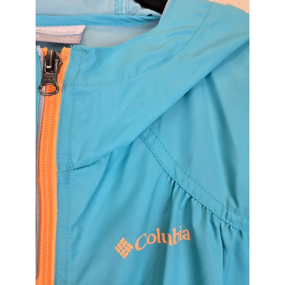 Columbia Girls Lightweight‎ Wind Jacket Size Large Outdoors Activewear Kidcore